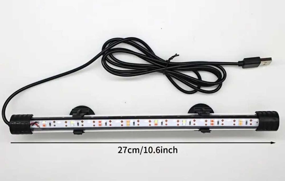 Многоцветные светильники для аквариума, погружные лампы