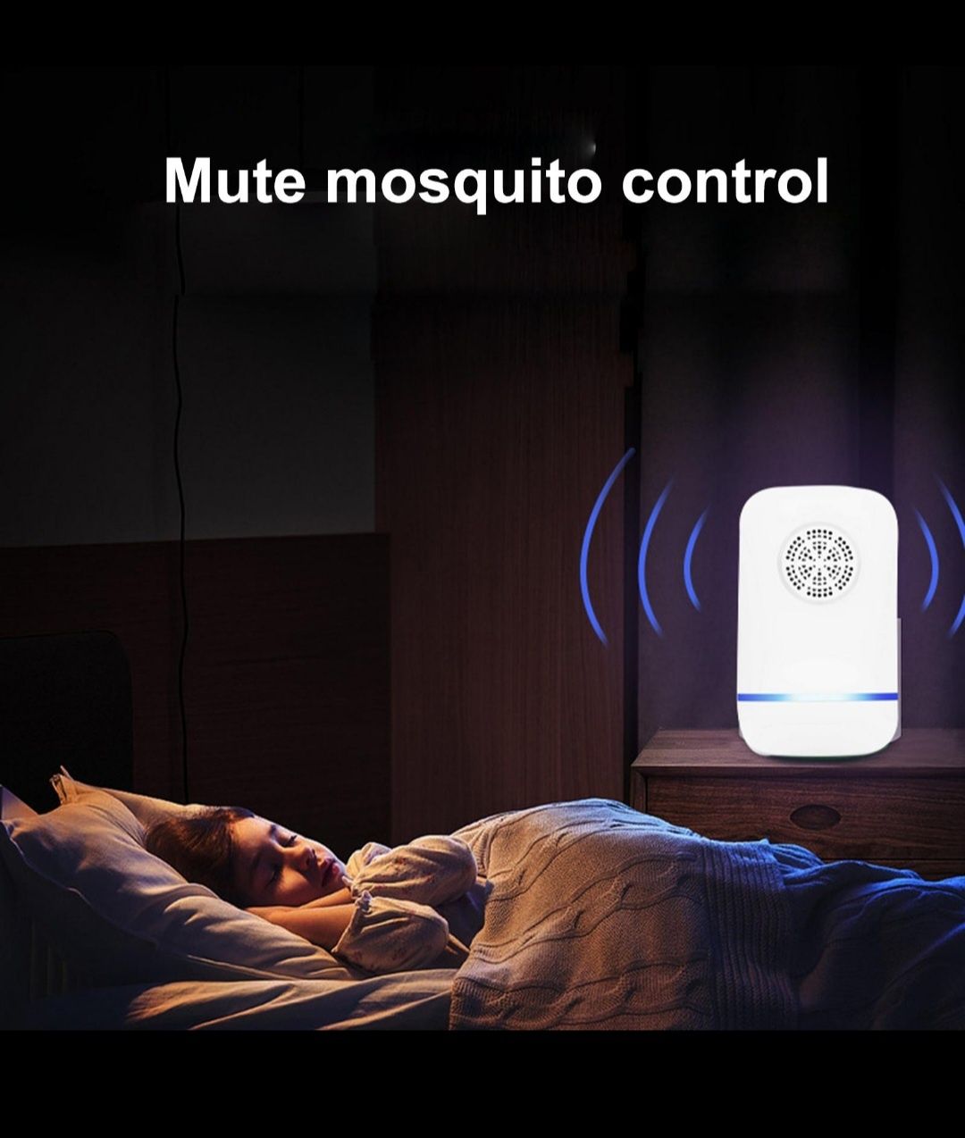 Электронный ультразвуковой отпугиватель насекомых (комаров,тараканов)