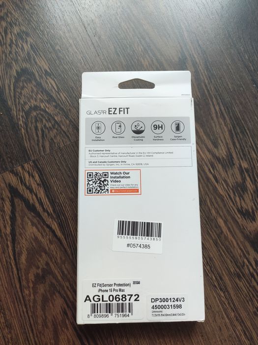 Защитное стекло spigen iphone 15 pro max