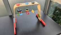 Stojak z zabawkami, sklejka brzozowa/wielobarwny, IKEA Leka