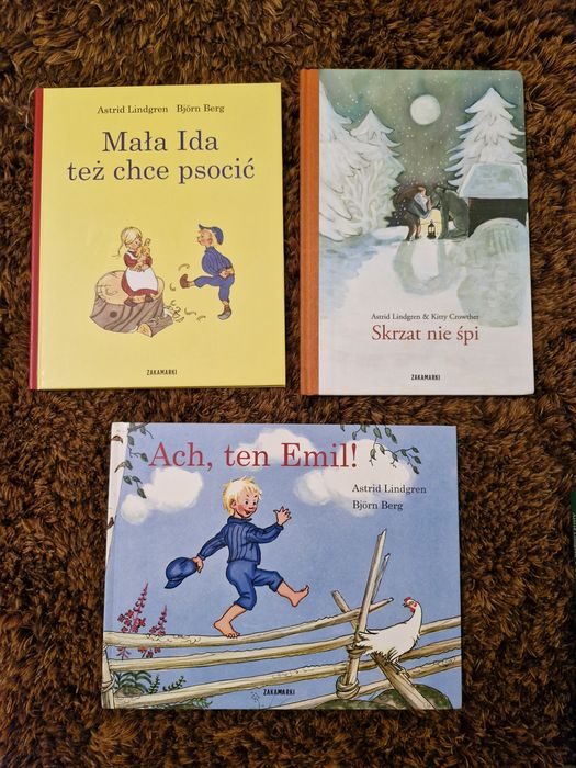 Ach ten Emil Mała Ida też chcę pocić Skrzat nie śpi wyd. Zakamarki, A