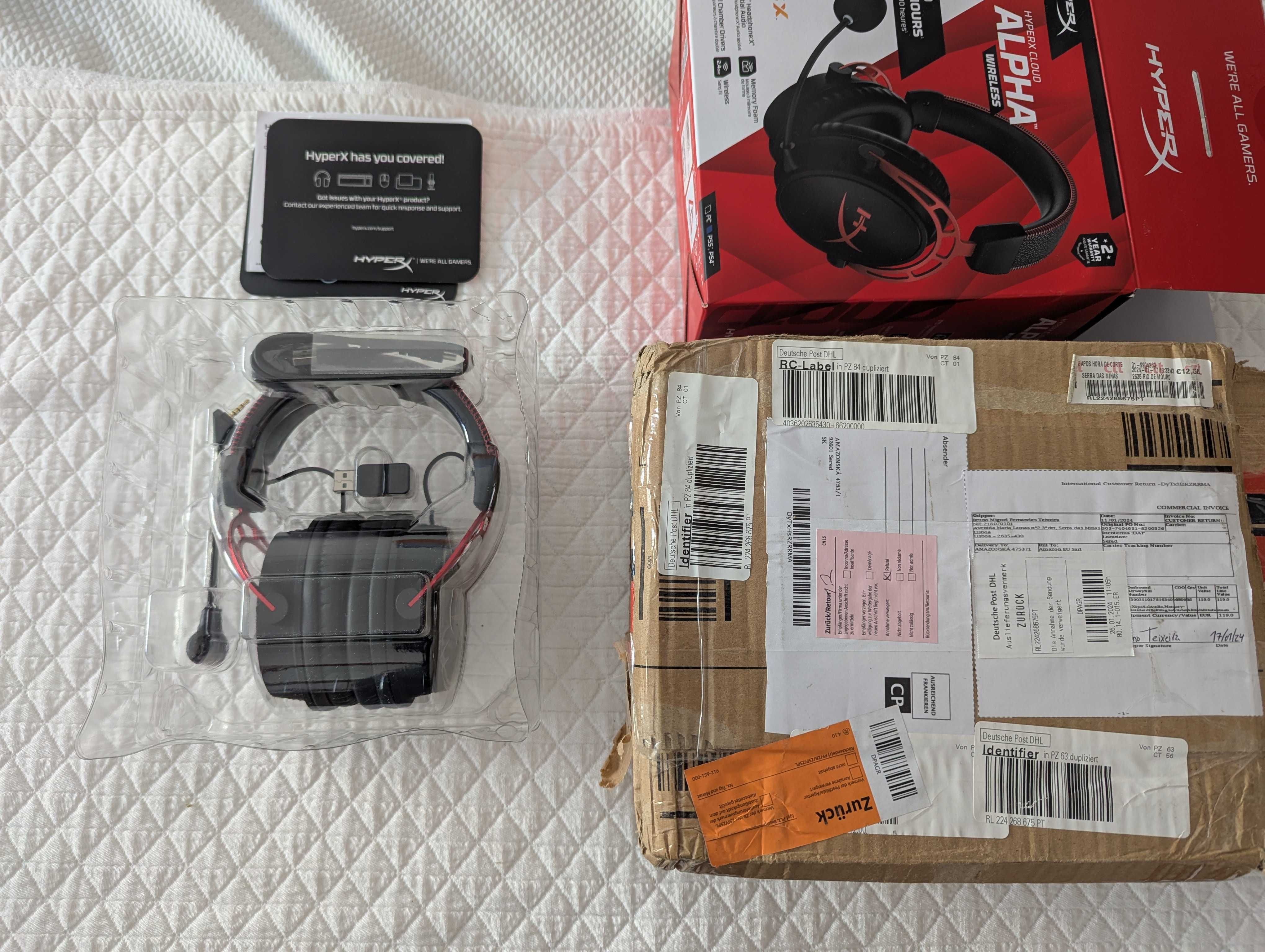 Headset HyperX Cloud Alpha Wireless