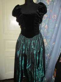 Laura ashley платье винтажное винтаж бархат .размер 14
