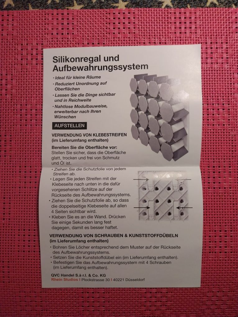 Silikonowy Organizer Ścienny na Narzędzia,Rury,śruby Prosty Uchwyt 20x