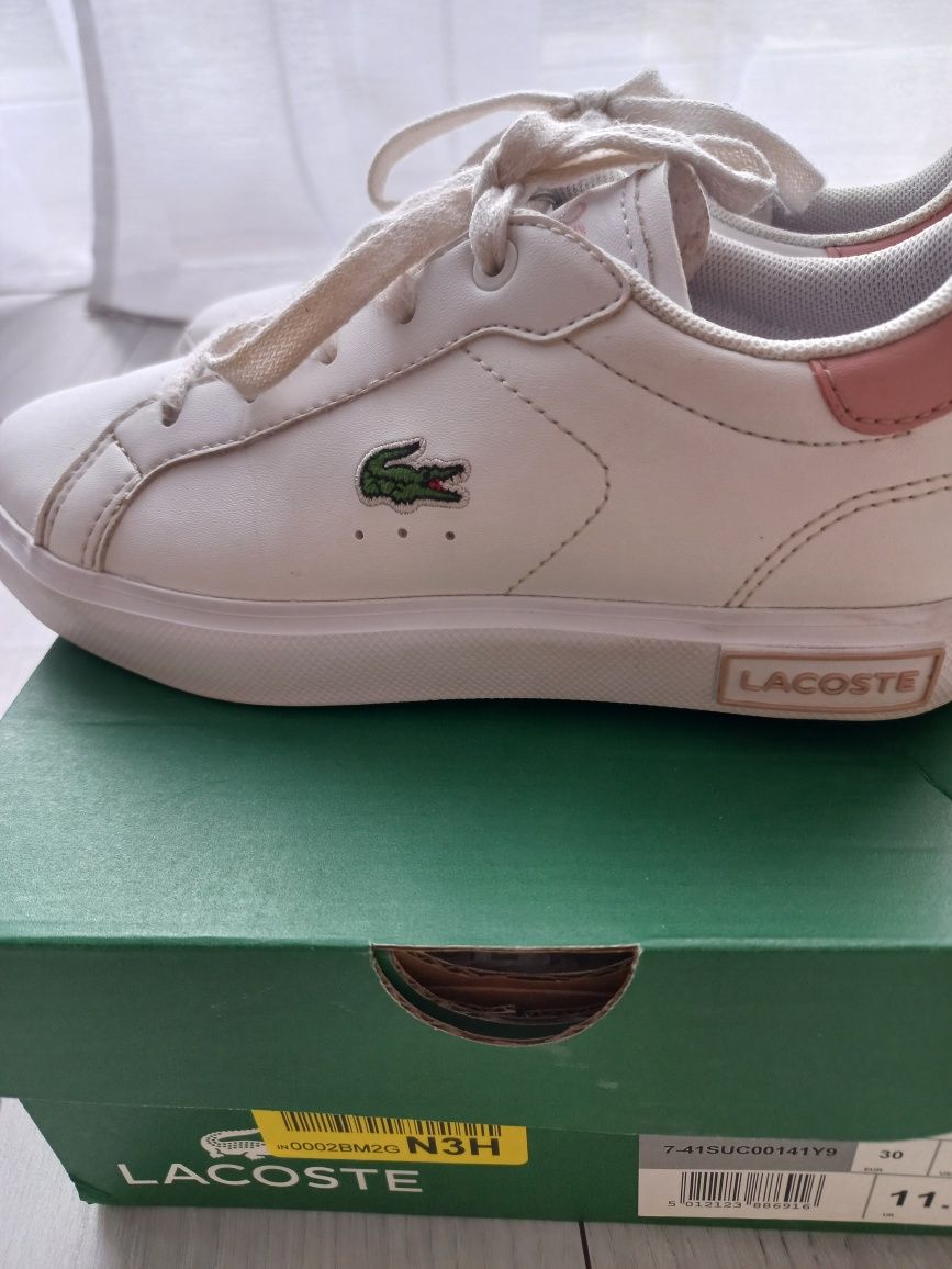 Dziewczęce sneakersy Lacoste r. 30