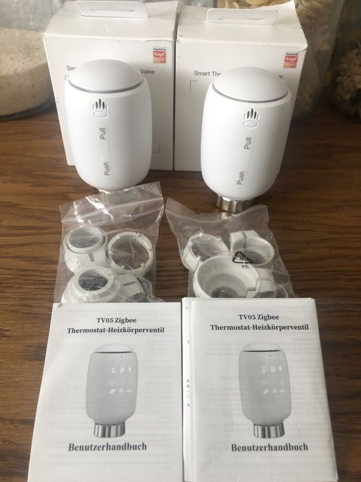 ZigBee Tuya TV05 głowica termostat 2 sztuki NOWE