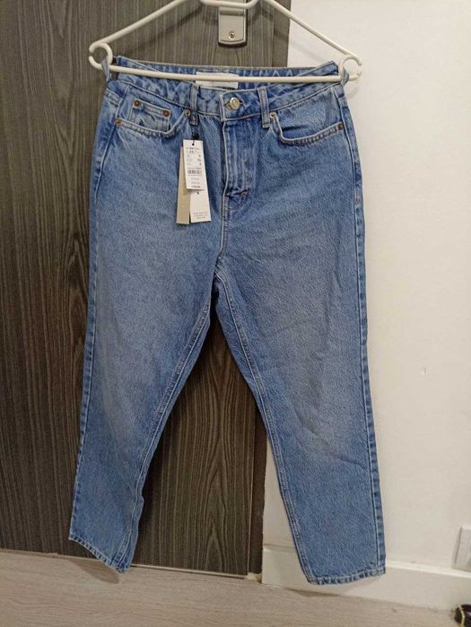 Topshop jeansy z wysokim stanem