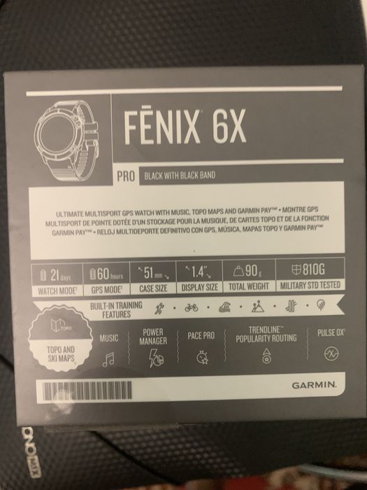 Garmin Fenix 6X pro gorilla glass