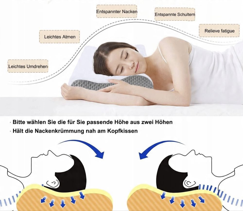 Poduszka ortopedyczna ergonomiczna Ecosafeter