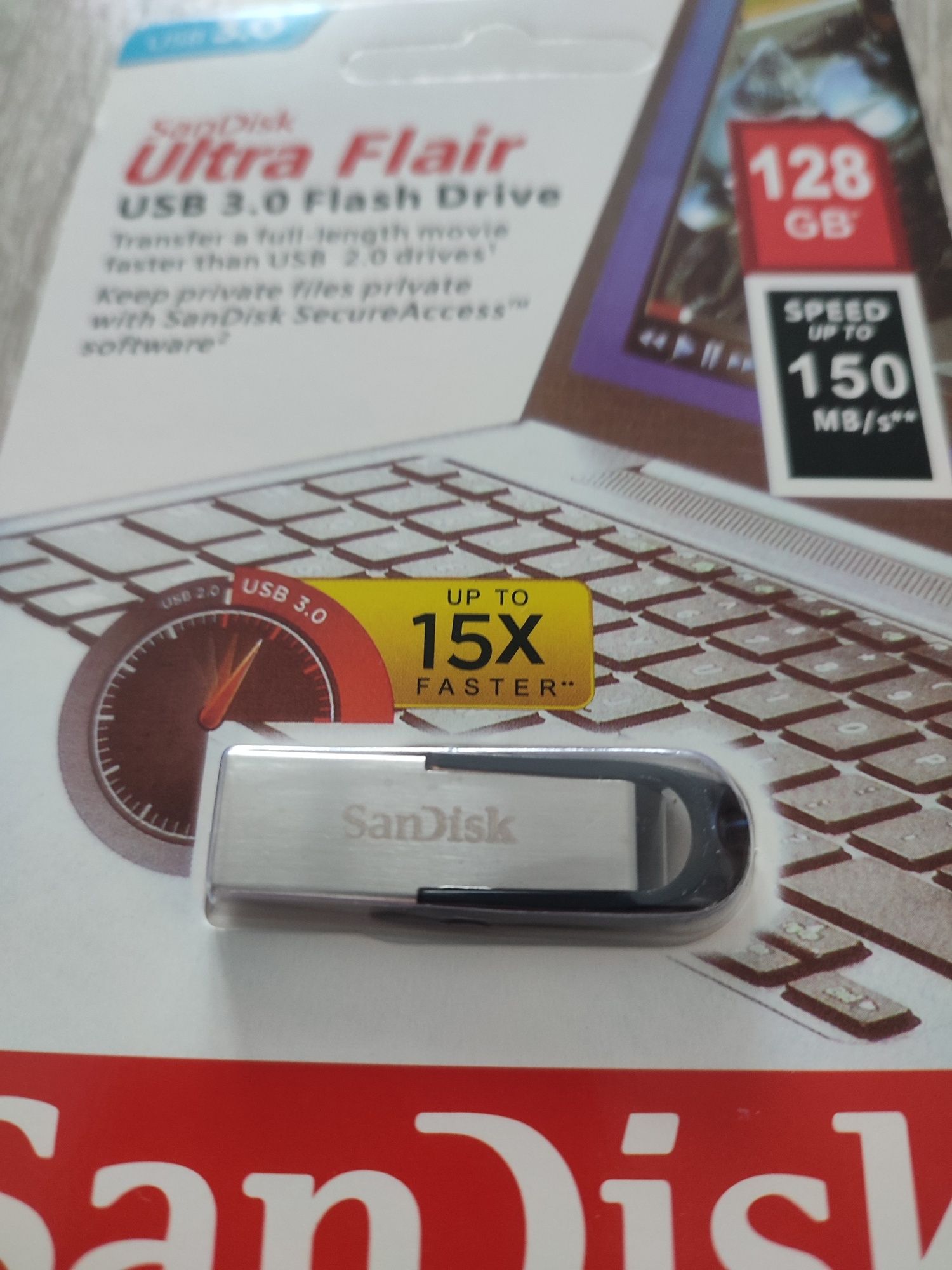 Pendrive USB Sandisc 128gb nowy