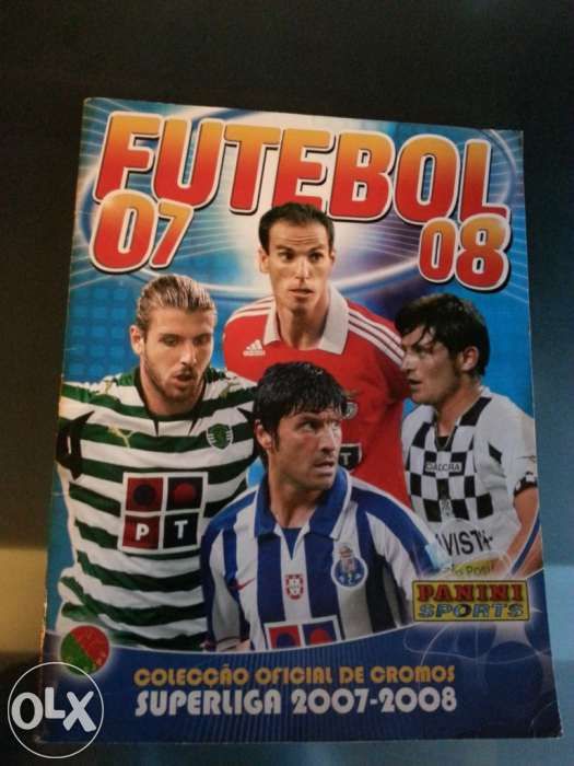Caderneta cromos 2007/ 2008 completa + 8 BIS