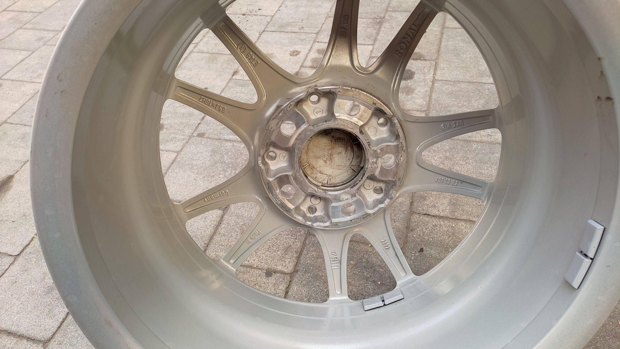 Felgi Mercedes VW audi skoda seat 16 cali 6.5J ET49 5x112 Ori czujniki