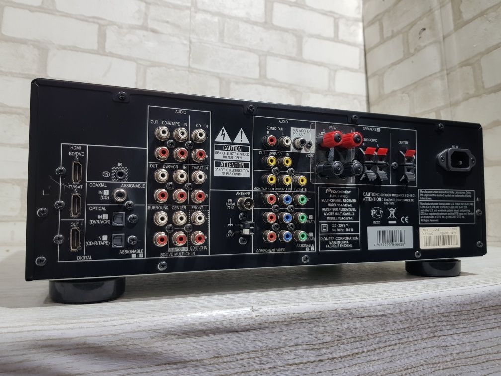 5.1 AV ресивер PIONEER VSX-519, *5 x130 Вт, HDMI, б/у з Німеччини