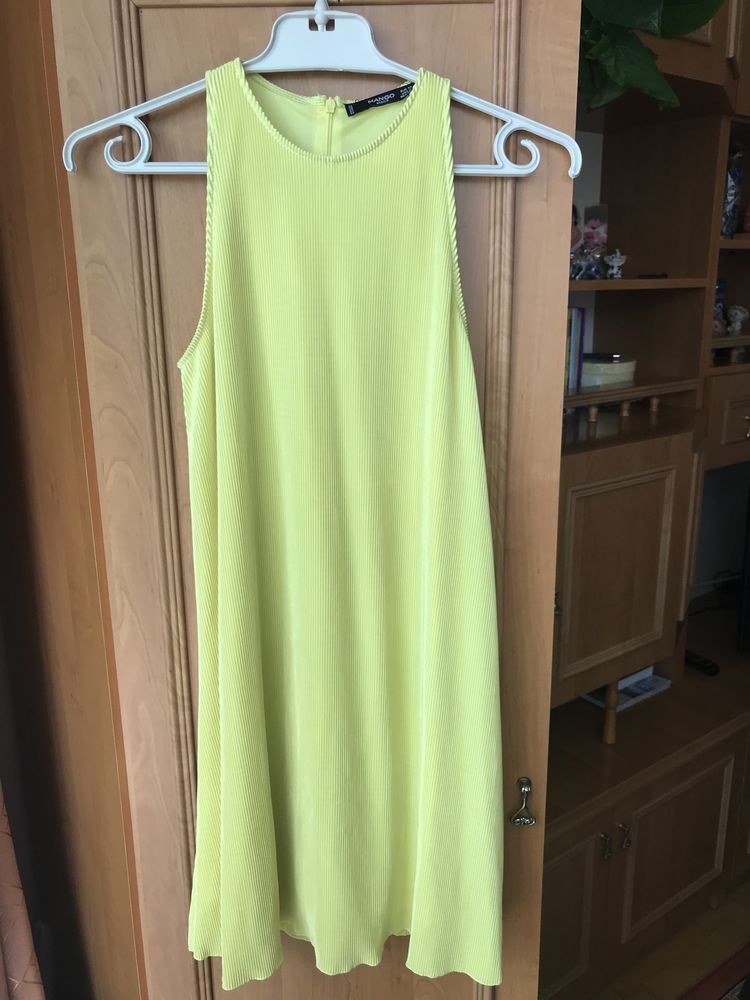 Nowa sukienka żółta, Xs, Mango