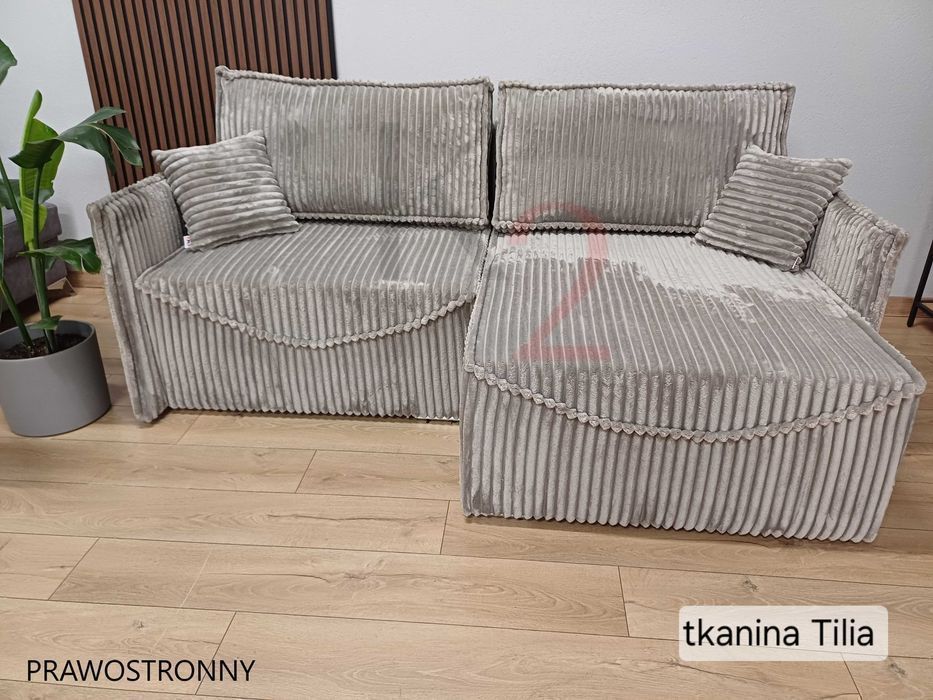 Narożnik WERA, prążkowany, mały narożnik hotelowa +GRATIS