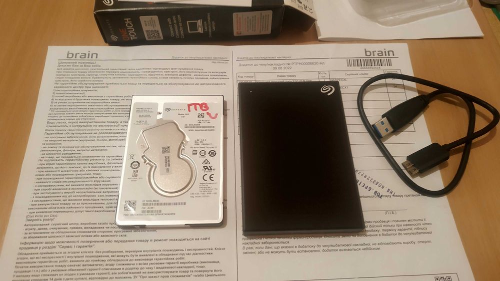 Seagate One Touch Внешний 2,5" HDD 2TB новый