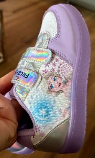 Buty Elza, Elsa, Kraina Lodu, Frozen, diody, świecące, MIGAJĄCE  26