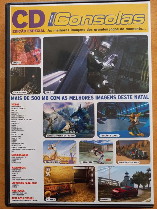 Antigos CD's Interactivos da revista 'MAXICONSOLAS'