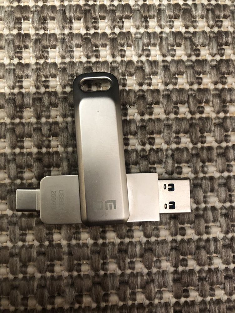 Флешка DM PD168 2 в 1 USB 3.0 + OTG Type-C 256Gb