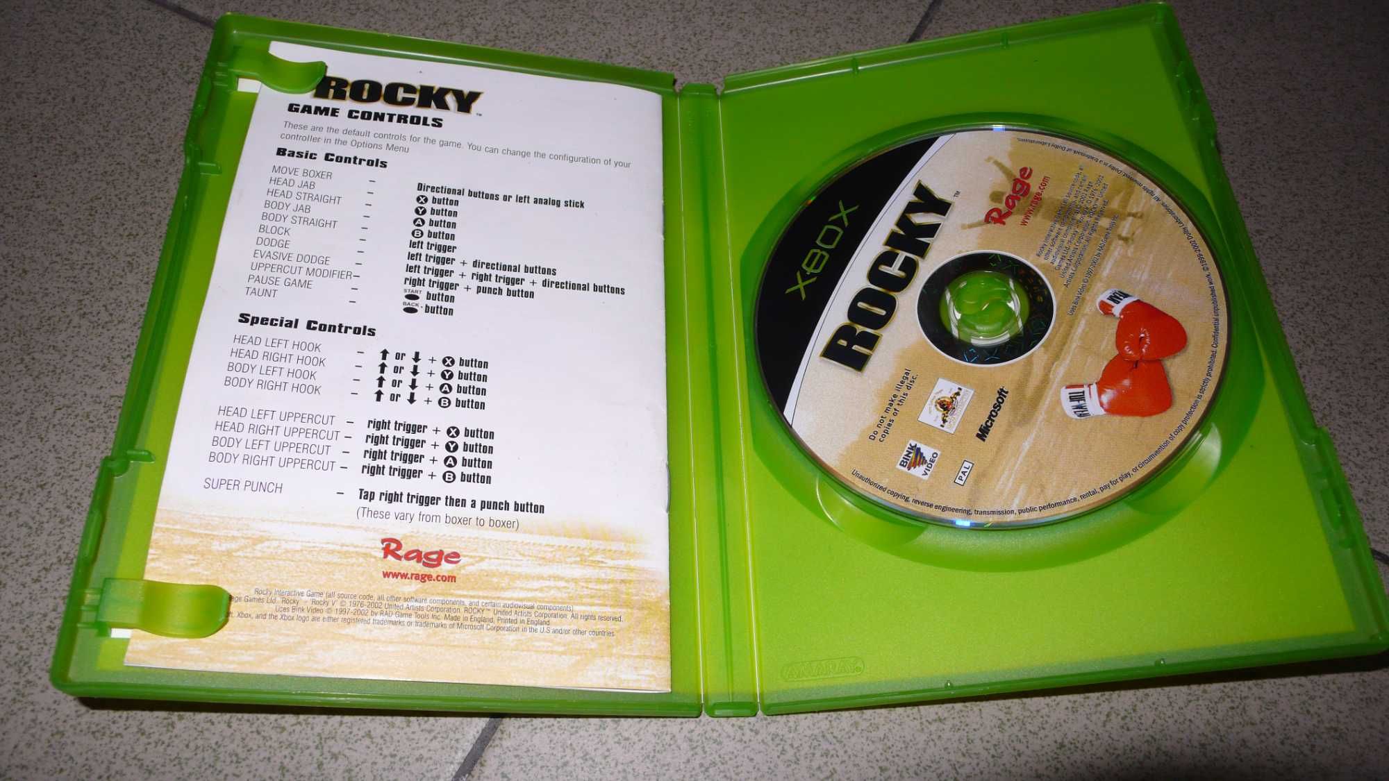 Rocky na XBox Classic płyta 3.5/6