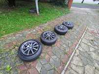 4x felgi 16' RIAL 5x114.3 z oponami zimowymi Goodyear, dużo bieżnika