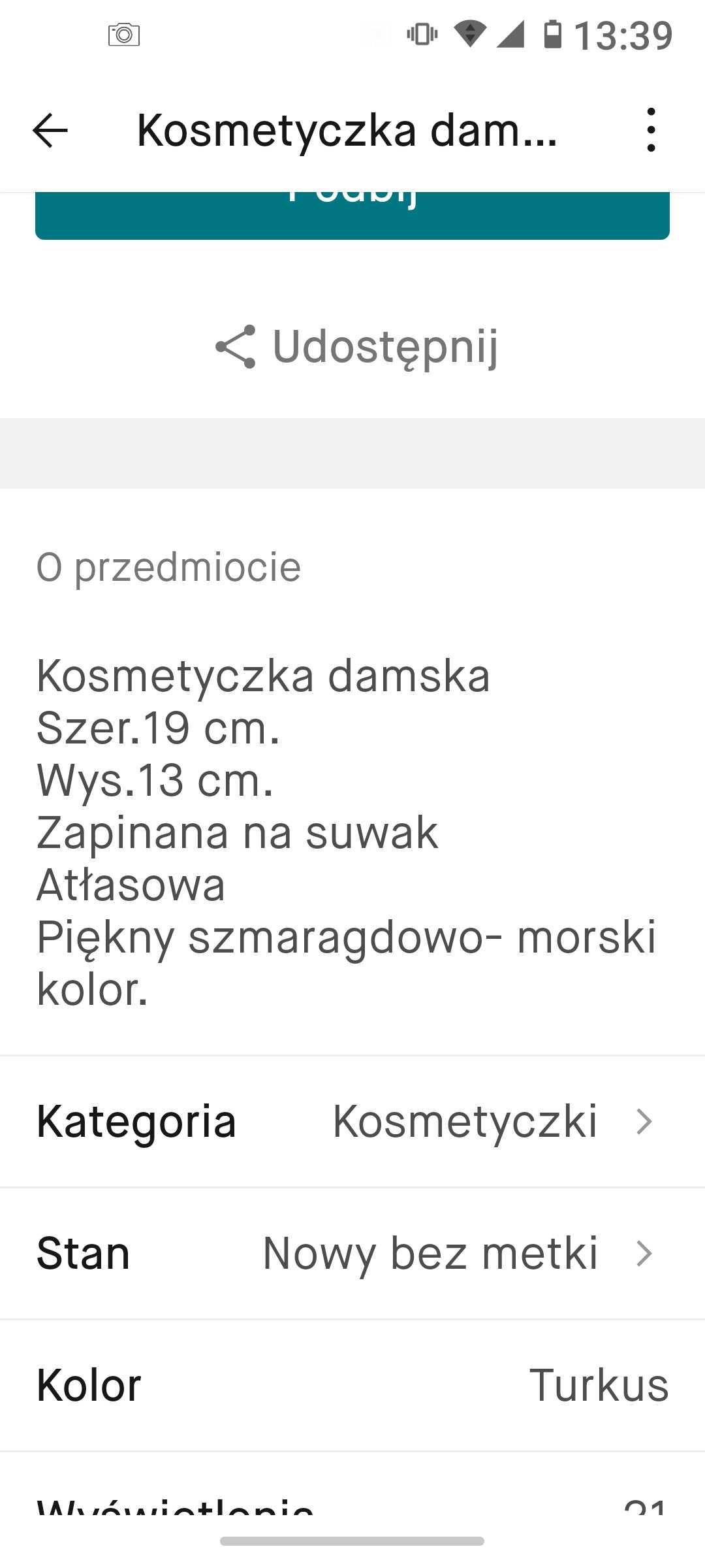 Kosmetyczka damska