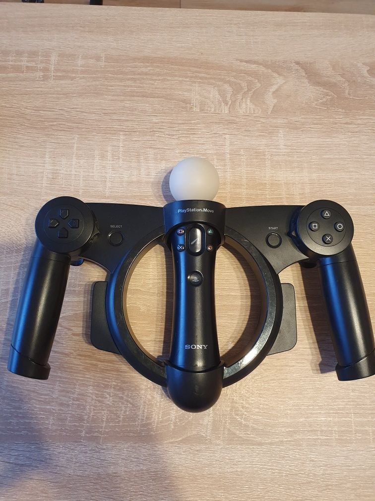 Kierowca PlayStation 3 Move, pad PS Move, kamerka, NFS Most Wanted