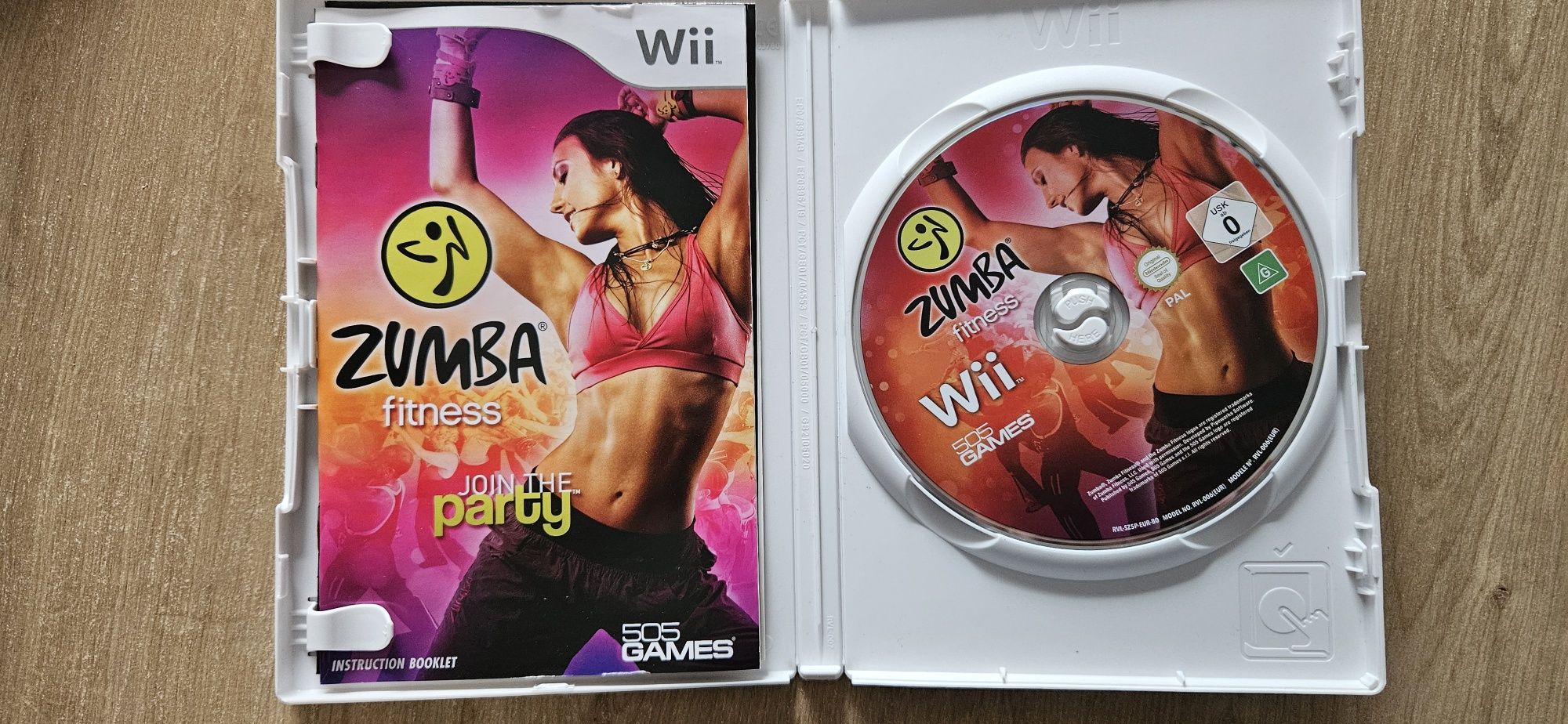 Zumba fitness nintendo płyta taniec