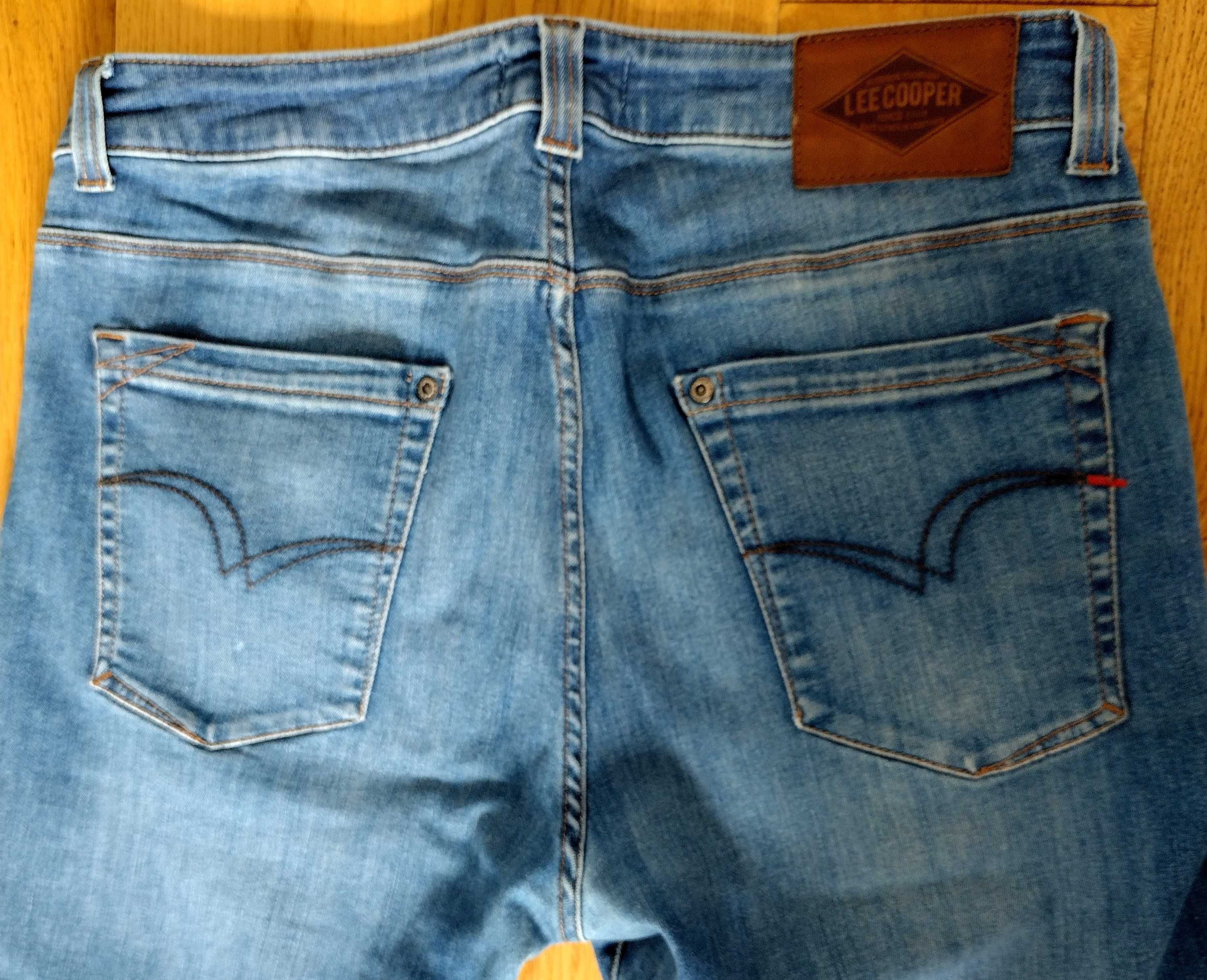 Oryginalne jeansy Lee Cooper, W32 L34, SLIM, Jak nowe