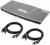 Przełącznik KVM 4k 4xHDMI