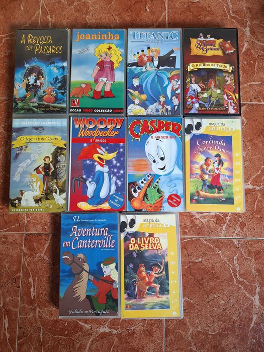 VHS Filmes Infantis