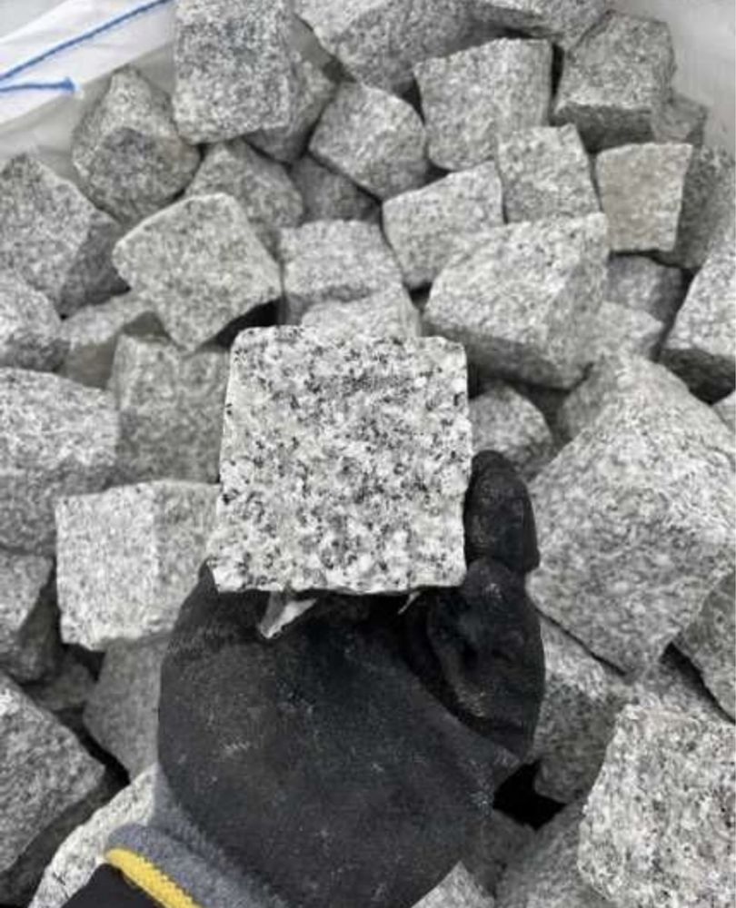 SZARA KOSTKA GRANITOWA Granit 4x6, 7x9, 8x11, 15x17 Brukowa Bazaltowa