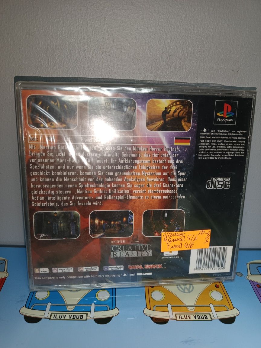 Martian Gothic PlayStation 1 ps1 psx 3xD
