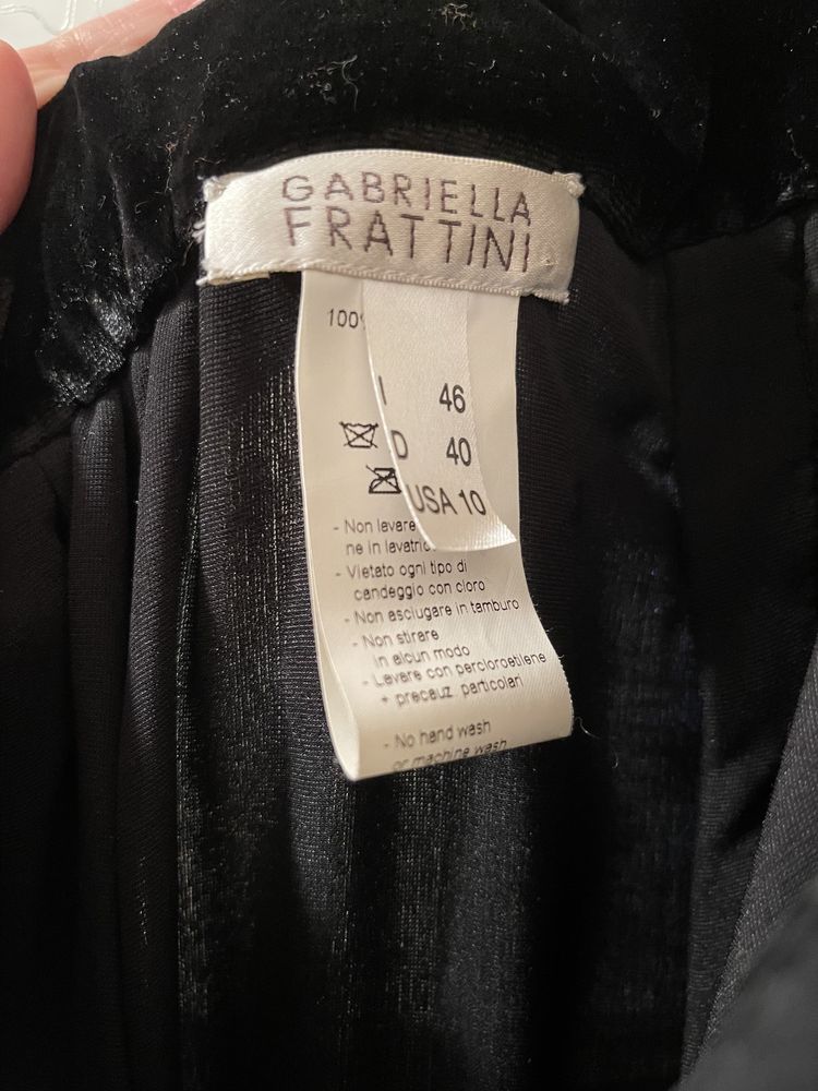 Спідниця А-силуета Gabriella Frattini. Нова. Оксамит.