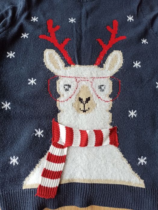 Sweter męski zimowy , świąteczny. Rozmiar M