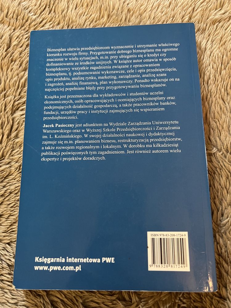 Biznesplan Jacek Pasieczny