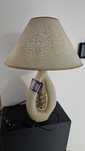 Lampa ceramiczna Queen Isabell – vintage, 40 cm, styl shabby chic