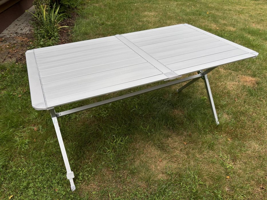 Składany stół kempingowy z aluminium Kayoba Jula na kemping, namiot.