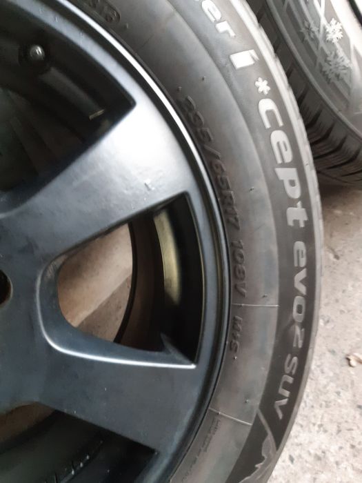 Диски R17 Volvo xc60-xc90 з шинами 235/6517Hankook 4шт