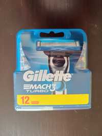 Gillette mach 3 turbo 12 głowiczek