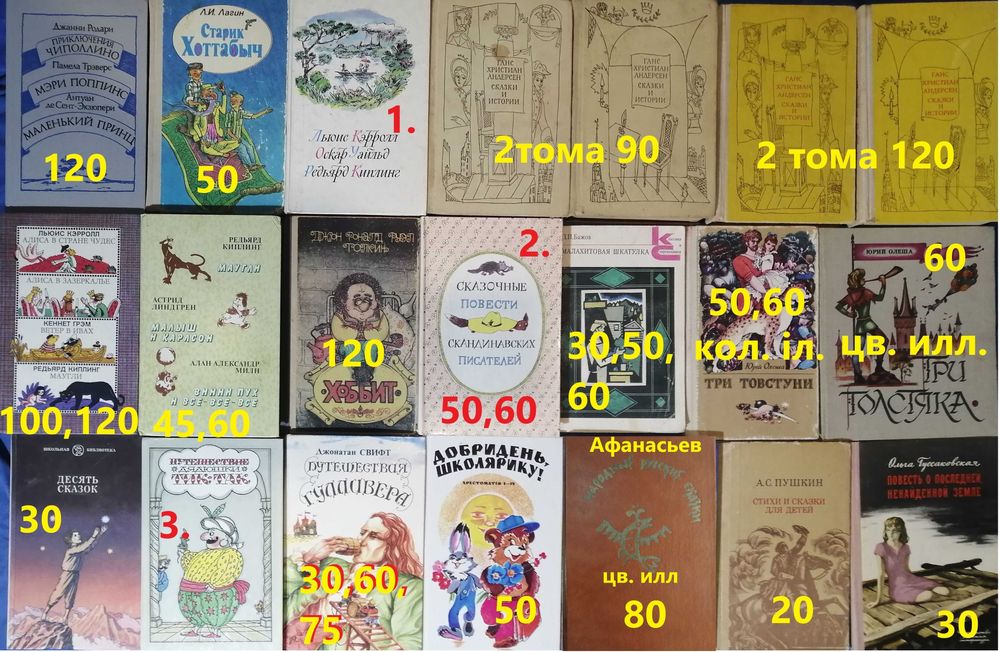 С1 Комплект сказок и др. для детей и подростков