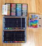 Art supplies, pens and markers - Materiais de arte