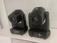 2x FOCUS 100 SPOT PRYZMA głowica ruchoma LED + gotowe sceny