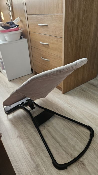 BabyBjorn Bliss leżaczek balansowy dziecięcy, dla niemowląt, beżowy