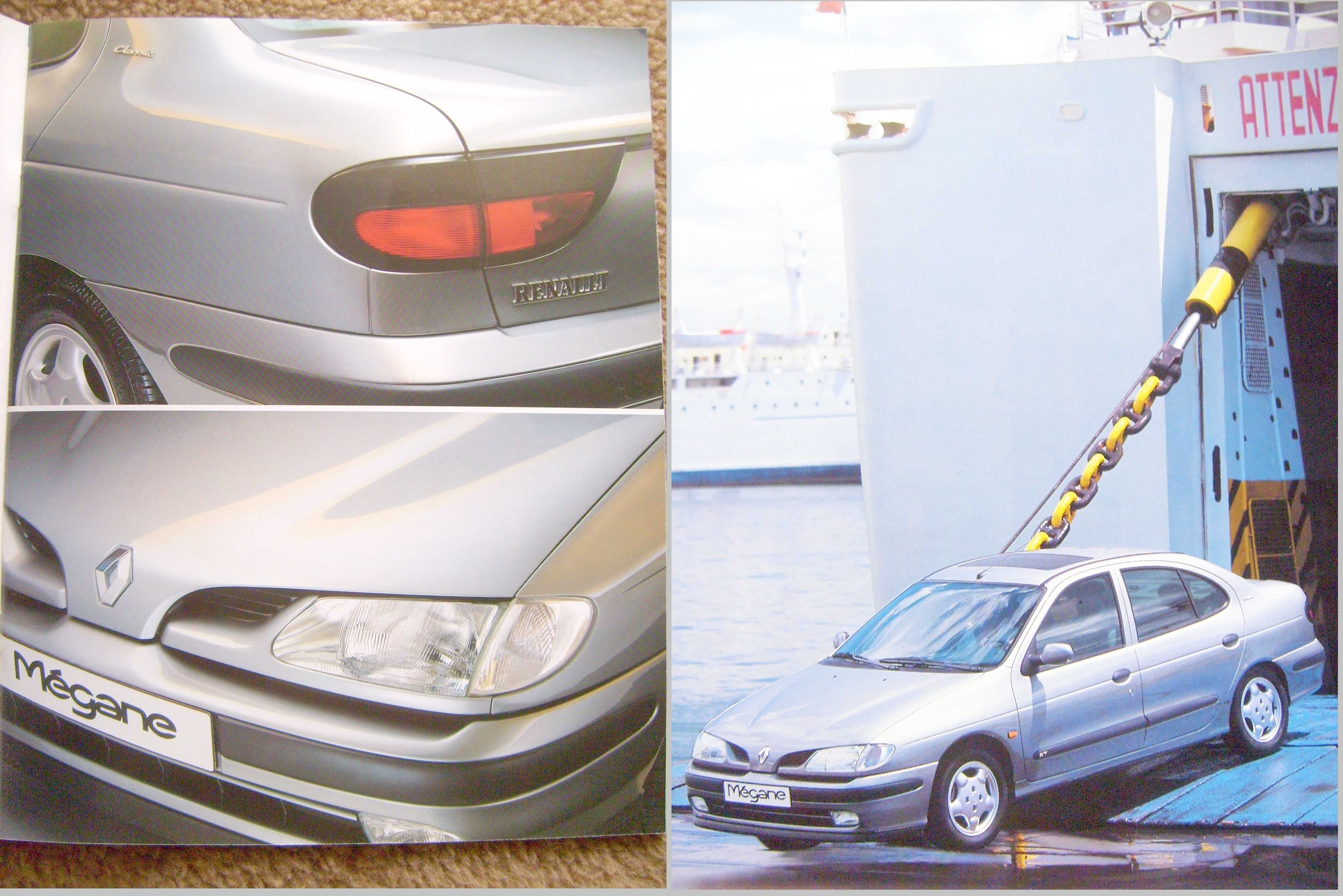 RENAULT Megane Mk1 Classic / model '97 * prospekt 38 str. duży format