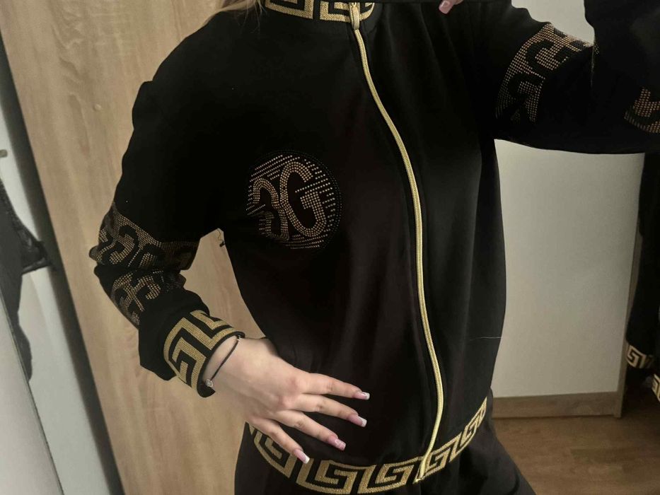 Dres cyrkonie czarny