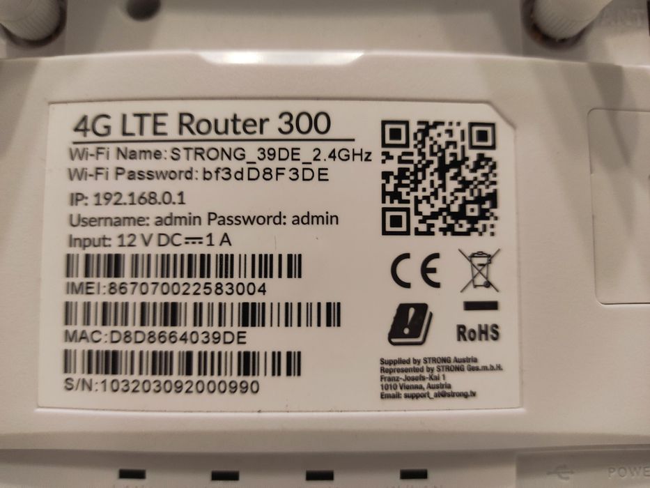 Продам роутер STRONG 4GLTE  Router 300