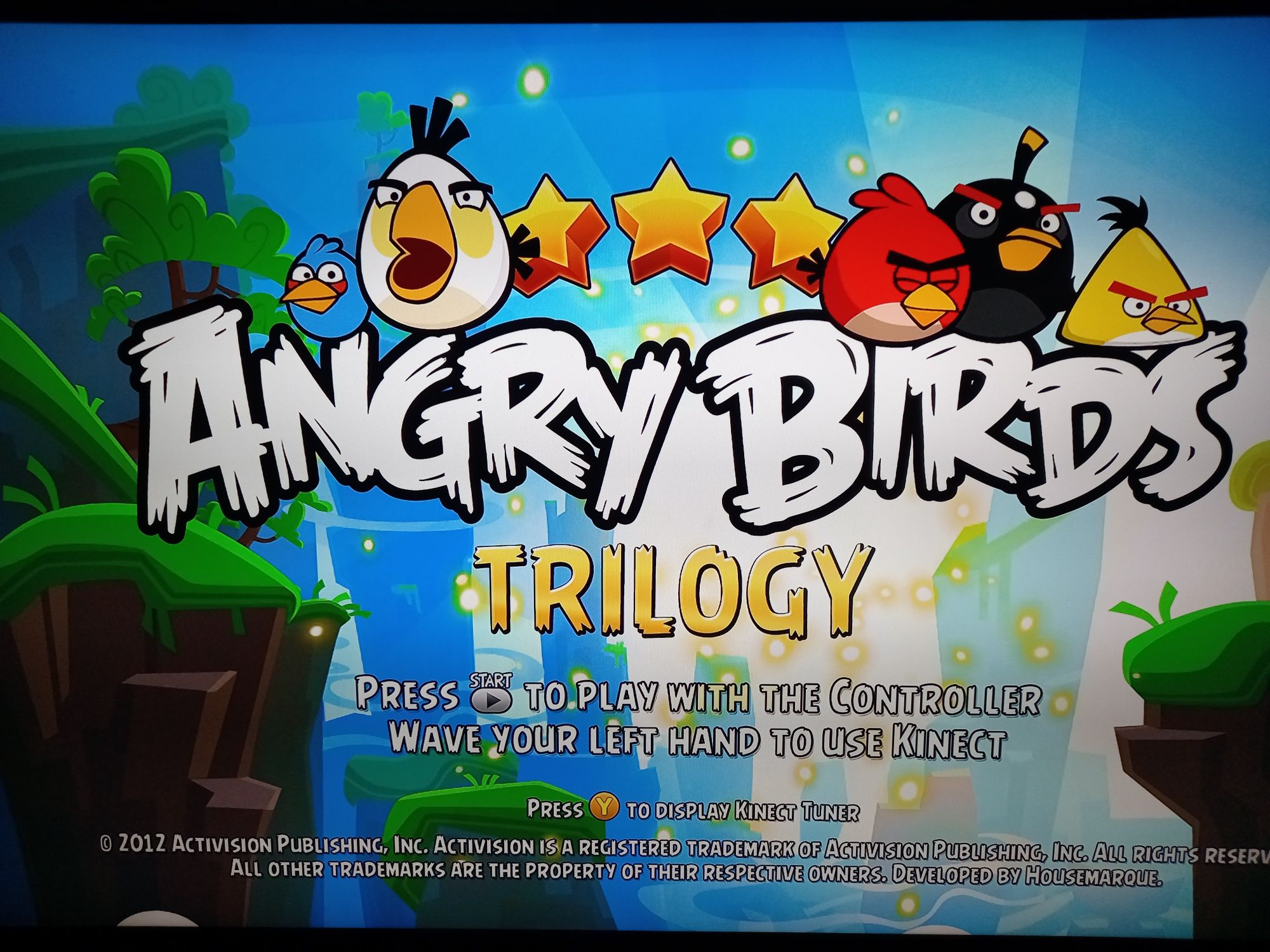 Gra Angry Birds Trilogy na xbox 360 w tym kinect