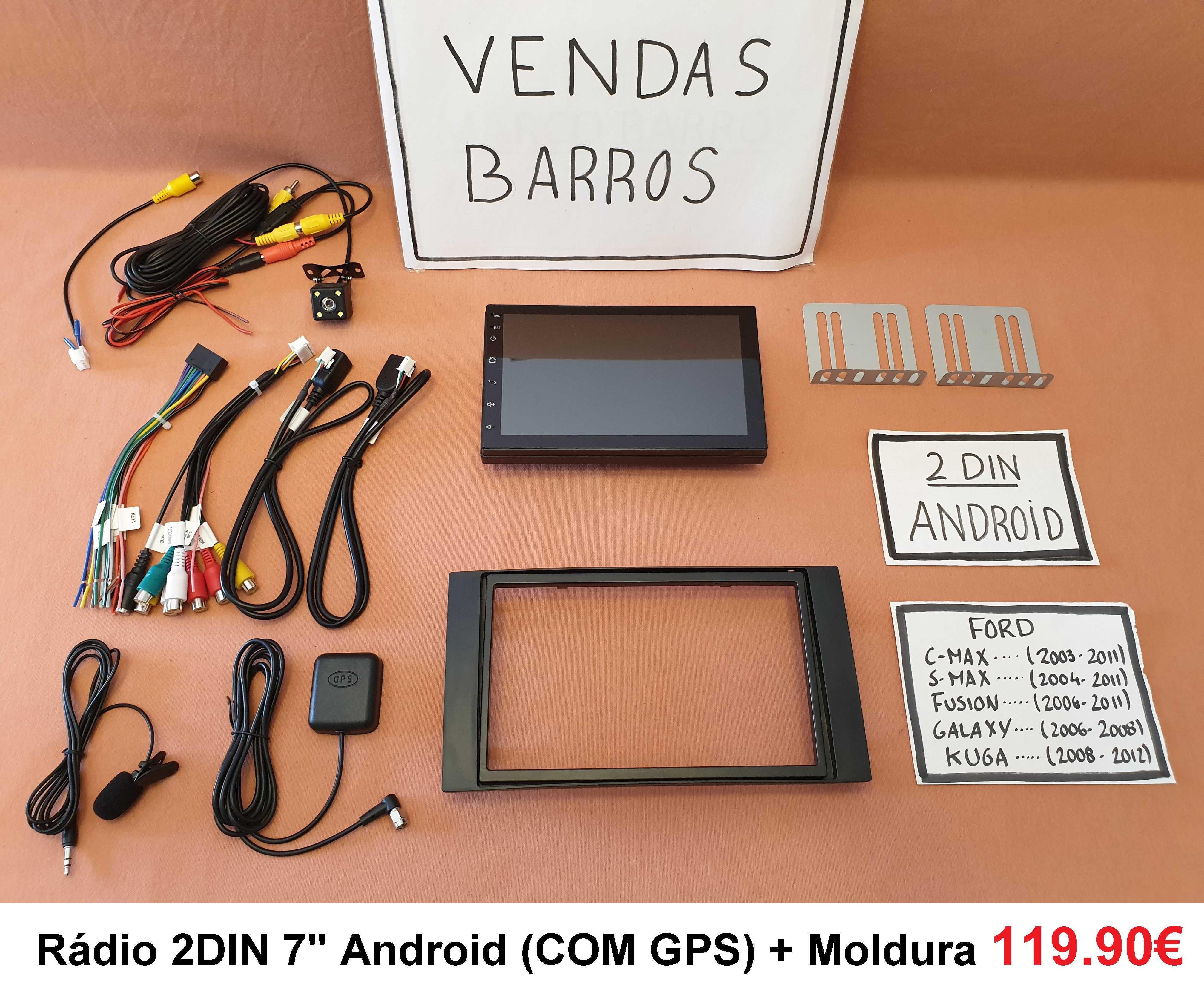 Rádio 2DIN • FORD C-Max S-Max Kuga Galaxy Fusion Mondeo • Android GPS
