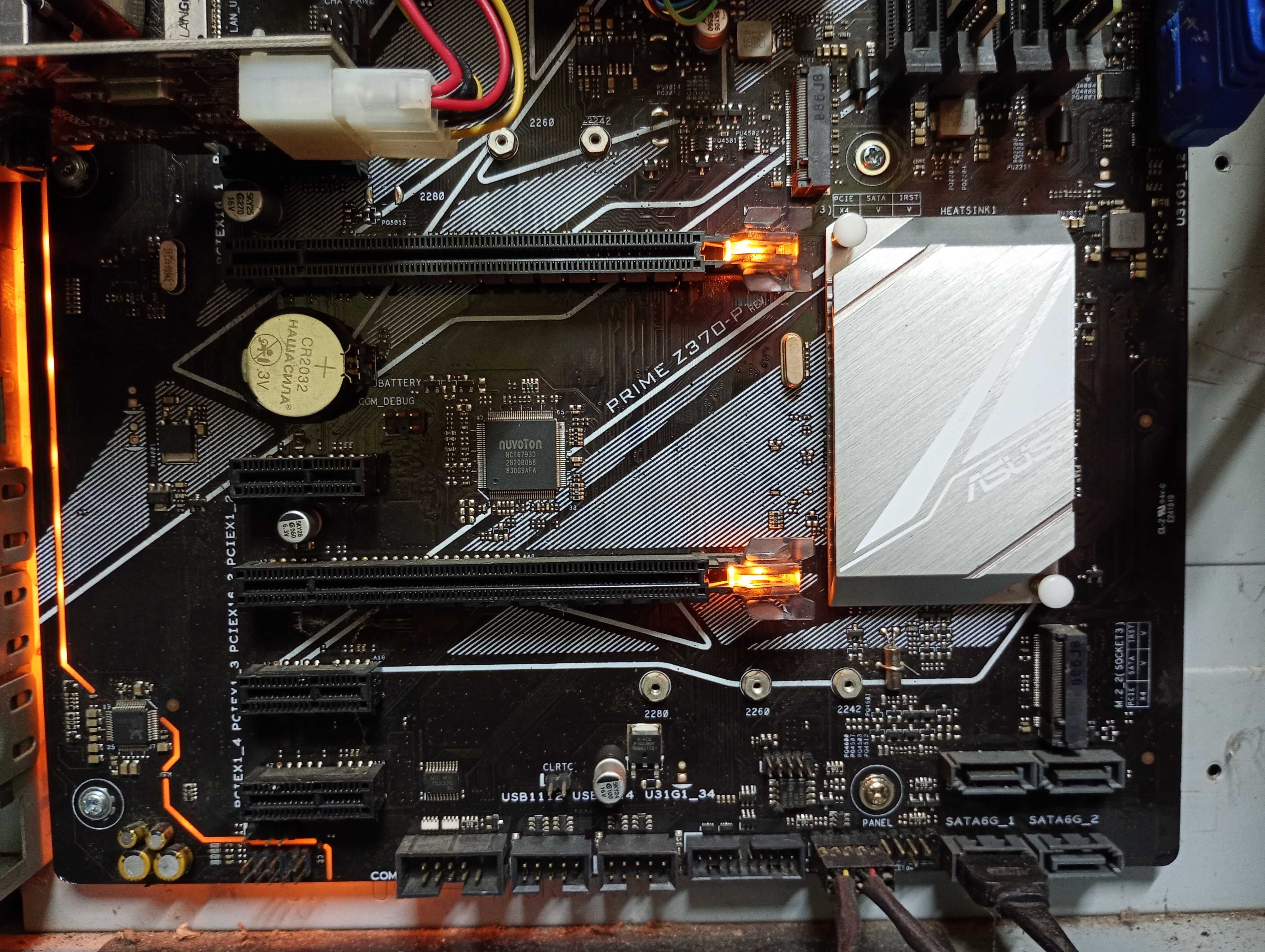 Комплект - Asus Z370 1151-V2 (8-9 покоління) + Intel G5500 + 16Gb DDR4